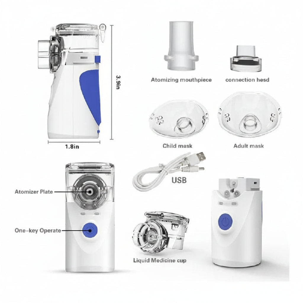 Nebulizador Portatil Inhalador USB