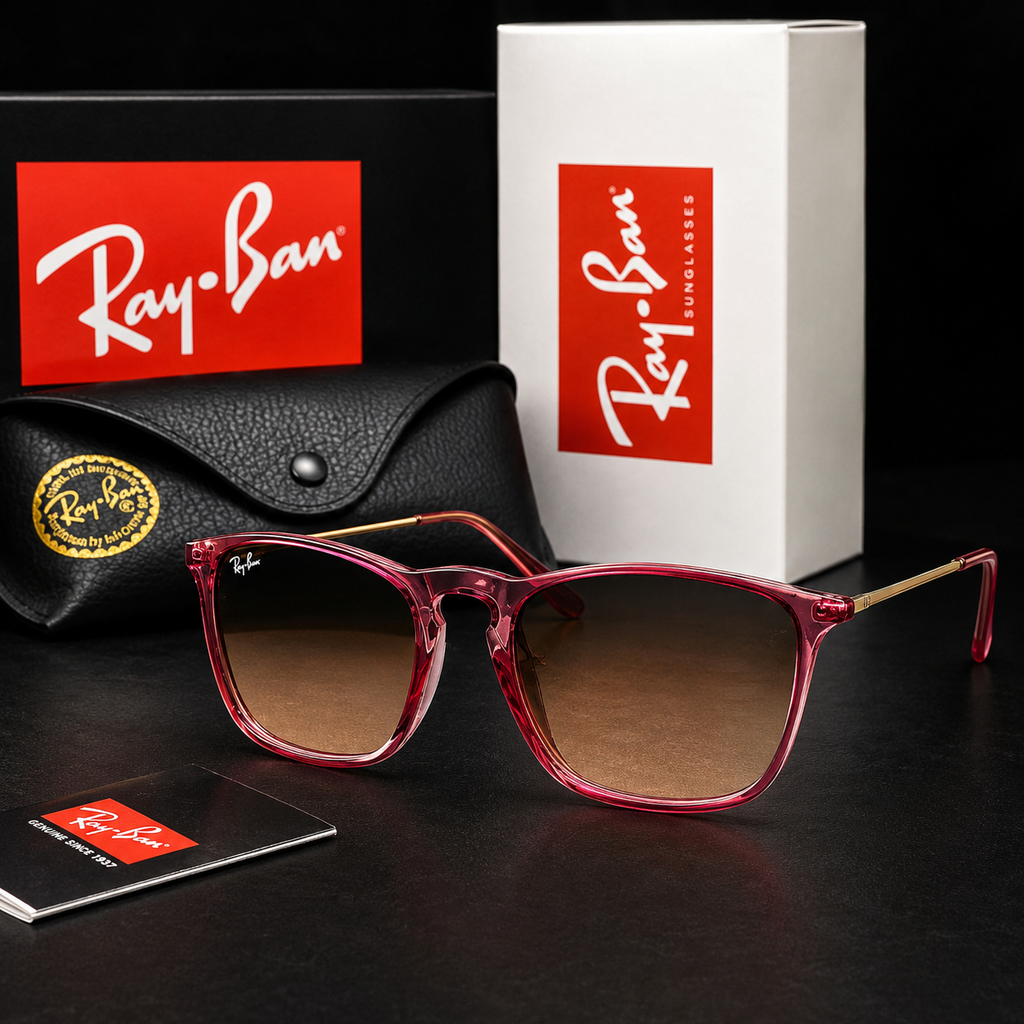 Gafas de Sol Cuadradas Estilo Retro Rosa Premium - detalles