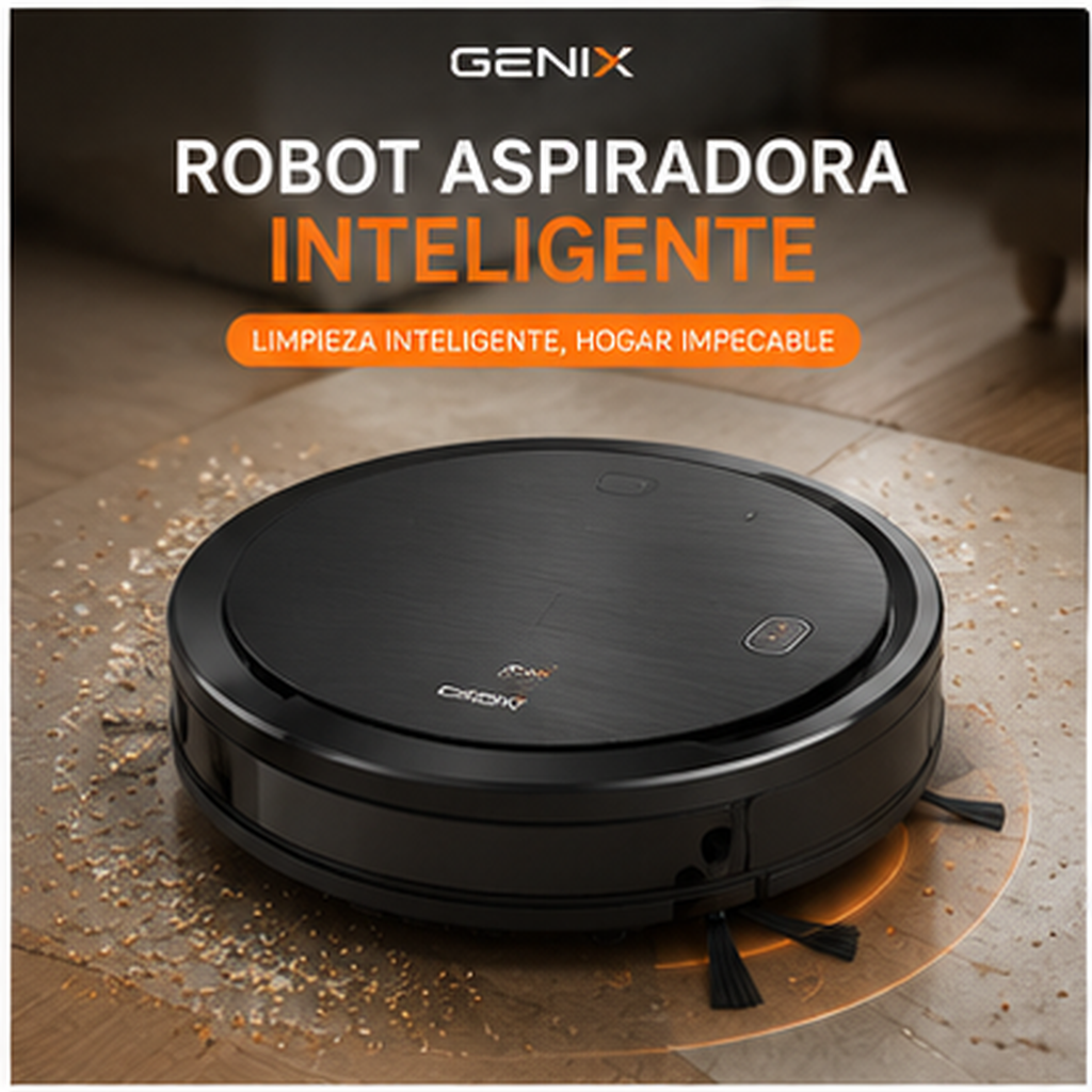 Robot aspiradora automático inteligente Genix - imagen principal