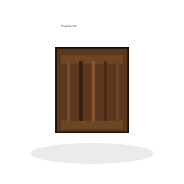 TEST — Brunswick Wall Cue Rack