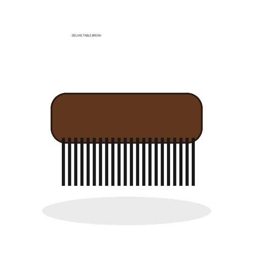 Deluxe billiard table brush